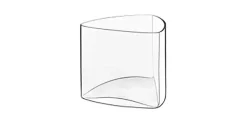 Aperoglas 15 cl driehoek Michelangelo