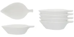 Aperopotje 10 cm vorm blad 4 stuks