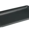 Asia Black rechthoekig bord mat zwart 30x15 cm