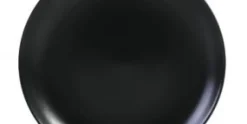 Asia Black rond bord mat zwart 32 cm