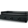 Bakplaat Forge Adour Modern 75 zwart gas