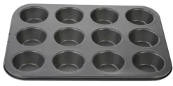 Bakvorm 12 muffins metaal