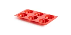 Bakvorm voor 6 Donuts Silicone Rood Lékué