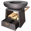 Barbecue Whitefire 94,5 cm Cortenstaal zwart