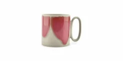 Beker 39cl grijs/roze Paint