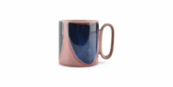 Beker 39cl roze/blauw Paint