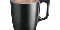 Beker met oor 25 cl zwart Flashy