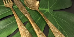 Bestekset Barok 18-delig Gold Antique