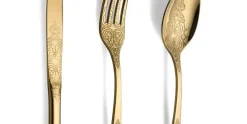Bestekset Barok 18-delig Gold Antique