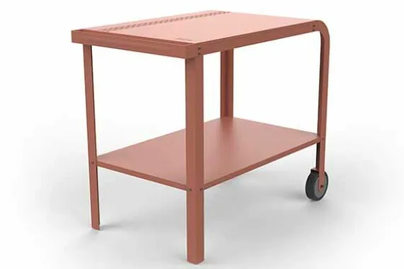 Bijzettafel terracotta Vallone 50,8 cm breed ZiiPa