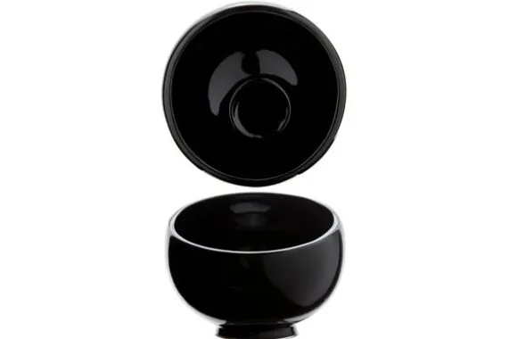Bol zwart 14,8cm Orba