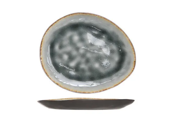 Bord 19,5 cm Laguna Azzuro Blue Grey