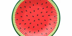Bord karton 18 cm watermeloen set van 8 PAW
