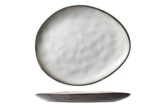 Bord ovaal 19,5 cm Plato glanzend