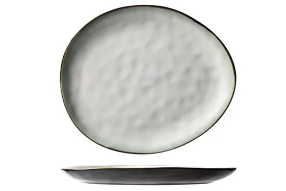 Bord ovaal 27 cm Plato glanzend