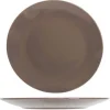 Bord plat 26 cm Serena Taupe glans