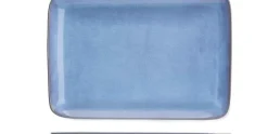 Bord rechthoek 21cm Baikal Blue