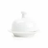 Boterklokje met deksel Appetite White