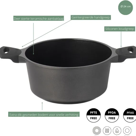 Braadpan 28 cm Ceramic Deluxe