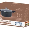 Braadpan 24 cm marmeren coating 4 liter