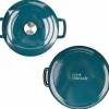 Braadpan gietijzer 28 cm groen Fontestic
