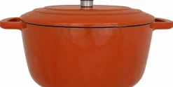 Braadpan gietijzer 24 cm roest Fontestic