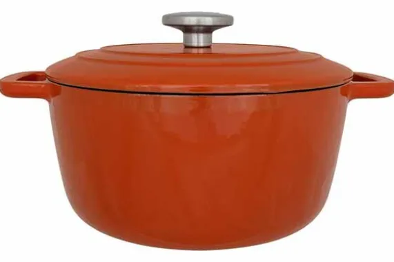 Braadpan gietijzer 24 cm roest Fontestic
