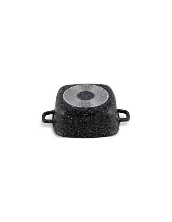 Braadpan Keramische Coating 22 cm Zwart Vierkant Edënbërg Black Line