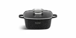 Braadpan Keramische Coating 22 cm Zwart Vierkant Edënbërg Black Line