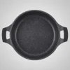 Braadpan laag 28 cm marmeren coating