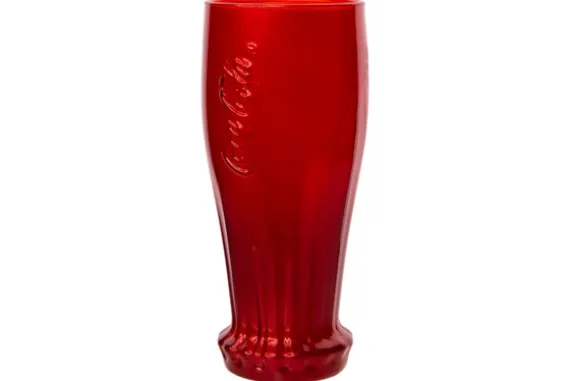 Coca Cola glas 35cl rood Sequin