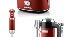 Combinatie set 3-delig Retro Westinghouse Rood