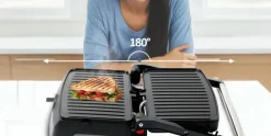 Contactgrill Zwart Emerio