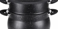 Couscous pan RVS 11 liter marmeren coating