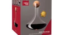 Decanteerkaraf met handvat en houten dop 1,5L Vacu Vin