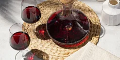 Decanteerkaraf met handvat en houten dop 1,5L Vacu Vin