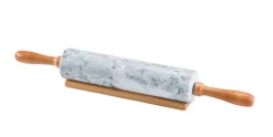 Deegroller set 45 cm marmer hout
