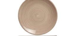 Dessertbord bruin 22 cm Turbolino