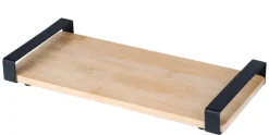 Dienblad bamboe 32 x 15 cm met handvat