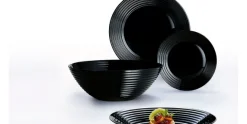 Diep bord 23,5 cm Harena Black