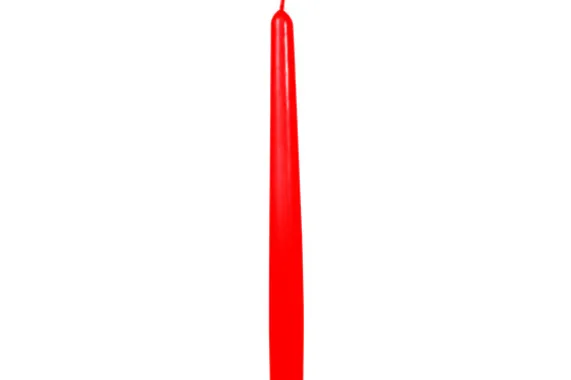 Dinerkaarsen rood (10x)