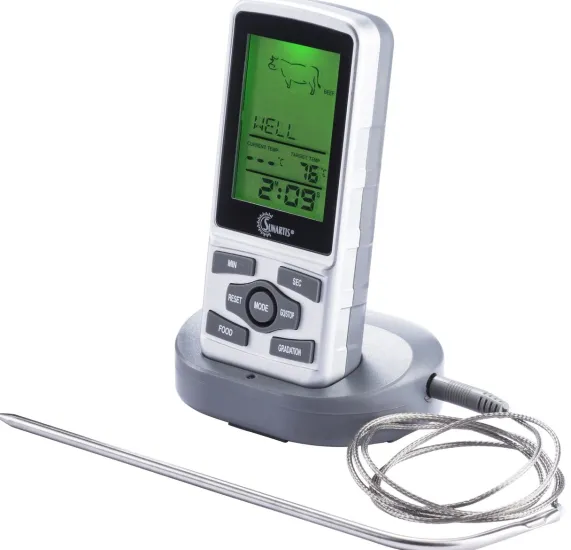 Draadloze vlees- en barbecue thermometer met timer
