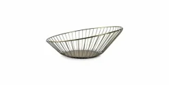 Draadmand 33 cm goud Loft
