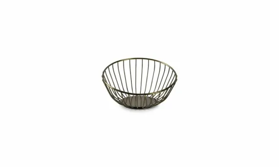 Draadmand 16 cm goud Loft