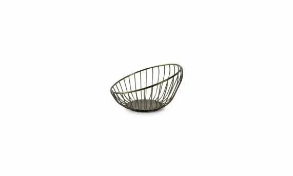 Draadmand 16 cm goud Loft