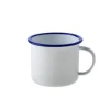 Drinkbeker met oor 8cm emaille look