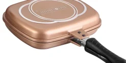 Dubbele grillpan 32 cm
