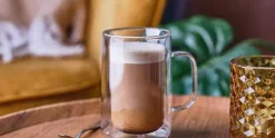 Dubbelwandig cappuccino glas 200 ml Omagio