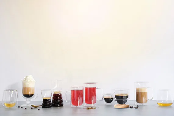 Dubbelwandig glas Cafe Latte 300 ml Omagio