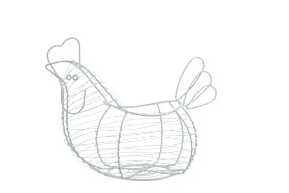 Eiermand kip wit Wire